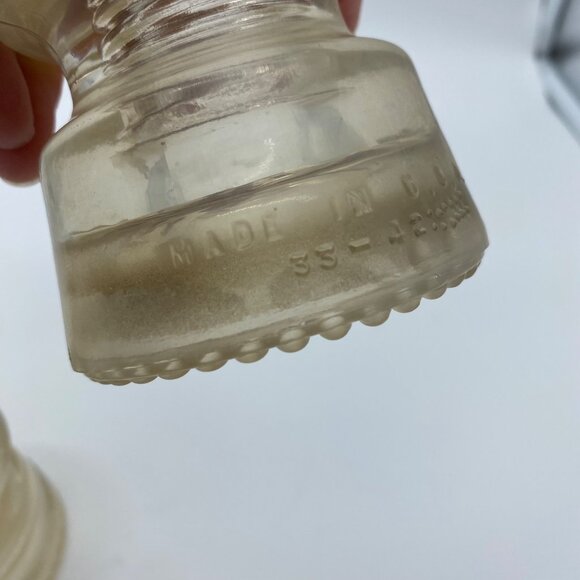 Hemingray Vintage Glass Insulators Set Of 3 Clear Collectible Farmhouse Decor - Picture 12 of 15